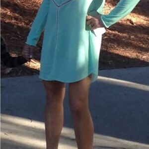 Mint Green Long Sleeve Women's dress